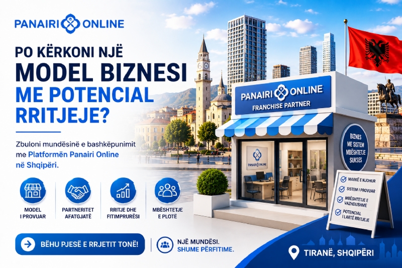 Po kërkoni një model biznesi me potencial rritjeje? Zbuloni mundësinë e bashkëpunimit me Platformën Panairi Online në Shqipëri.
